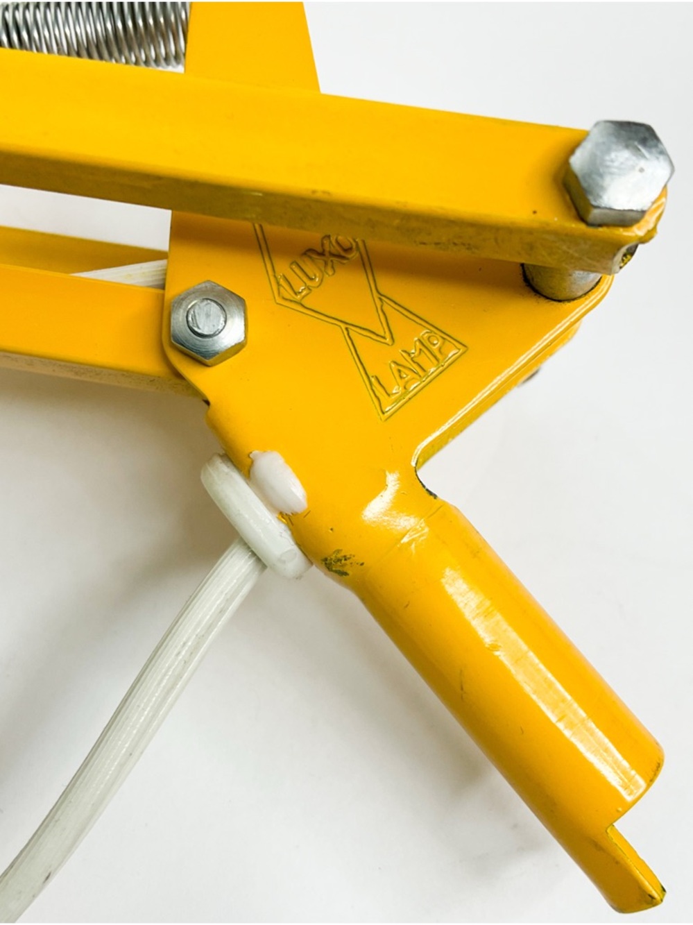 Vintage Luxo Yellow Clamp Lamp Swedish MCM Task Light - Picture 6 of 8